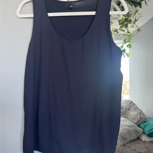 Navy Blue Ann Taylor Shell/Tank Top